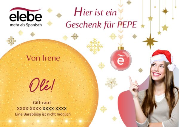 Weihnachten - Gutschein elebe